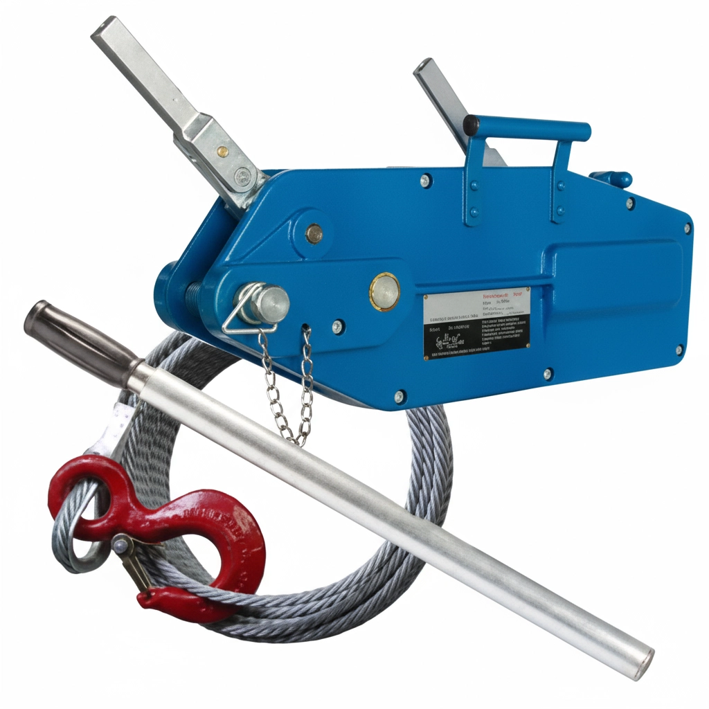 Лебедка ручная рычажная тросовая МТМ 5,4т 40м