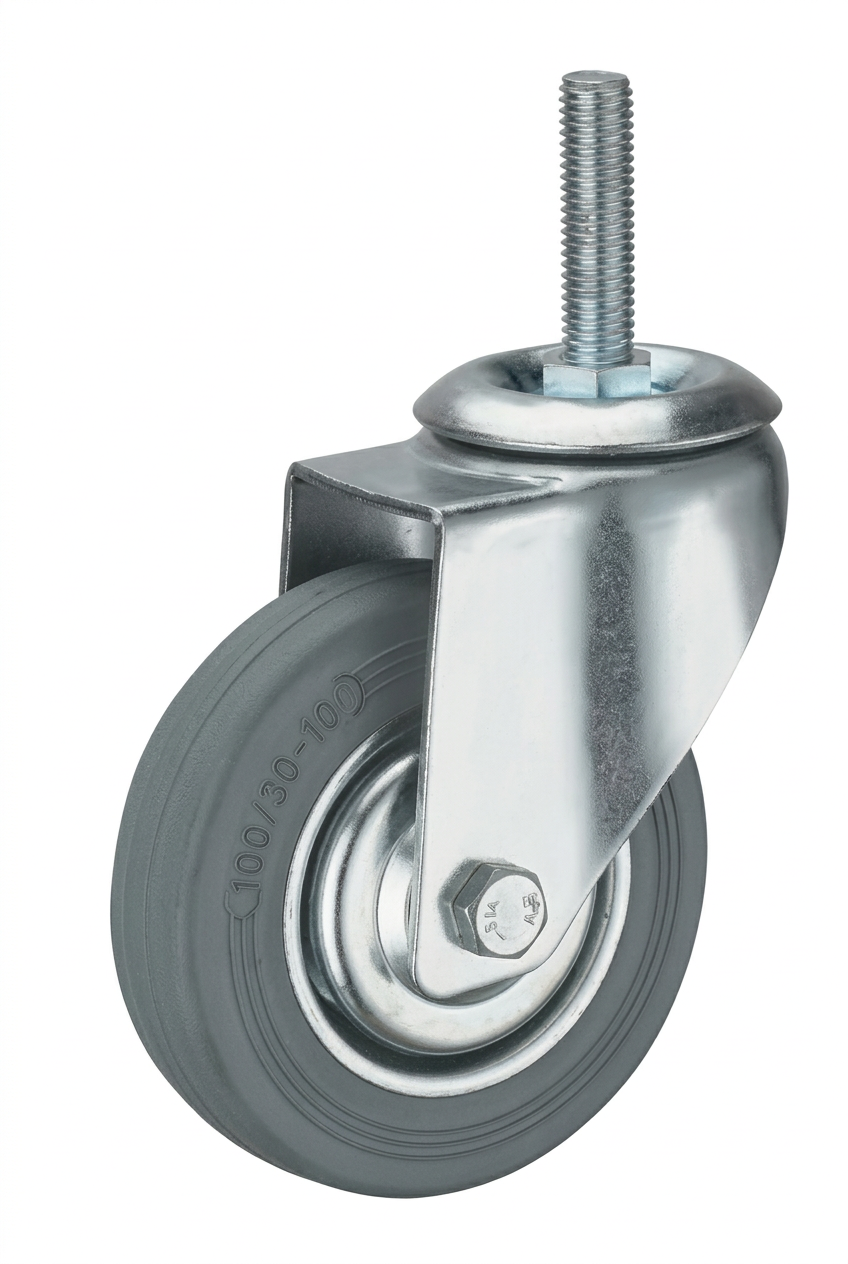 SCt 63 f - Промышленное колесо 160 мм (болт, поворотн., сер рез. роликоподш.)