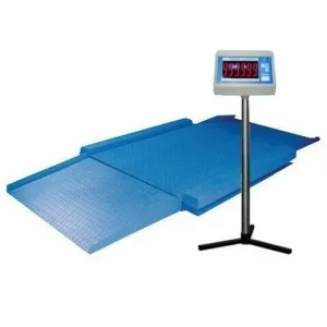 Весы платформенные С ПАНДУСОМ 750x800 мм 150 кг + поверка